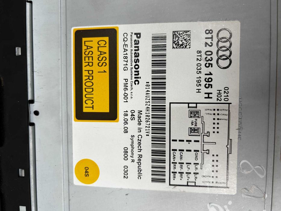 Radio Audi A4 B8