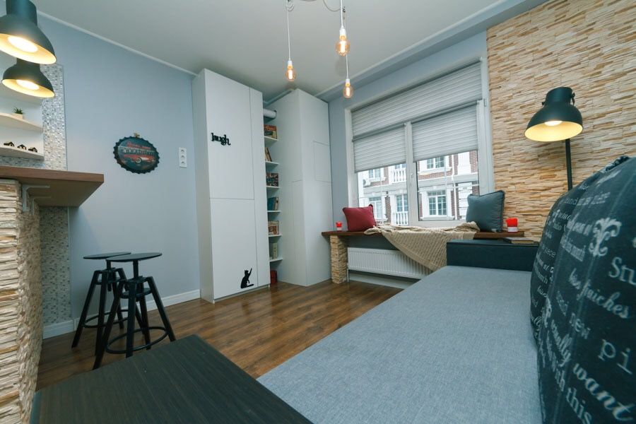 Дизайн-проект у стилі ЛОФТ ЖК Британський Квартал Подобова оренда Київ