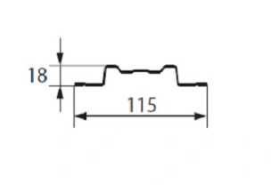 Sztachety metalowe EMKA dwustronne, cięte na wymiar WYSYŁKA