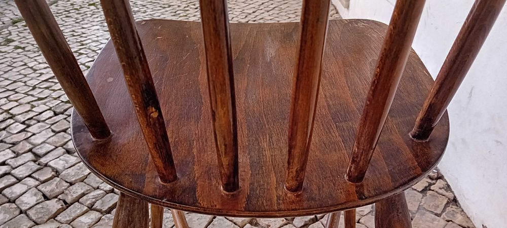 Cadeira Vintage de Madeira!