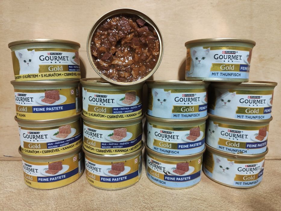 Gourmet Purina Gold 48x85g kawałki mix