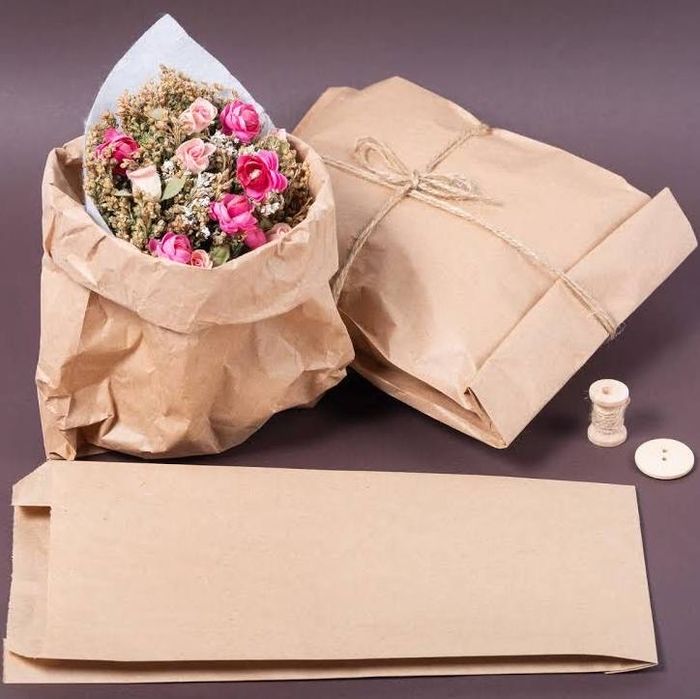 Крафт пакет Паперовий, харчовий, сувенірний, саше бумажный, зиг заг