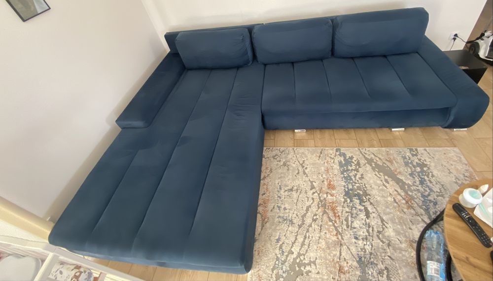 Narożnik z funkcja spania