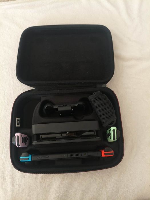 Nintendo switch OLED ogromny zestaw