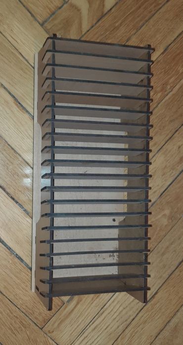 Etui box drewniany na płyty CD DVD organizer