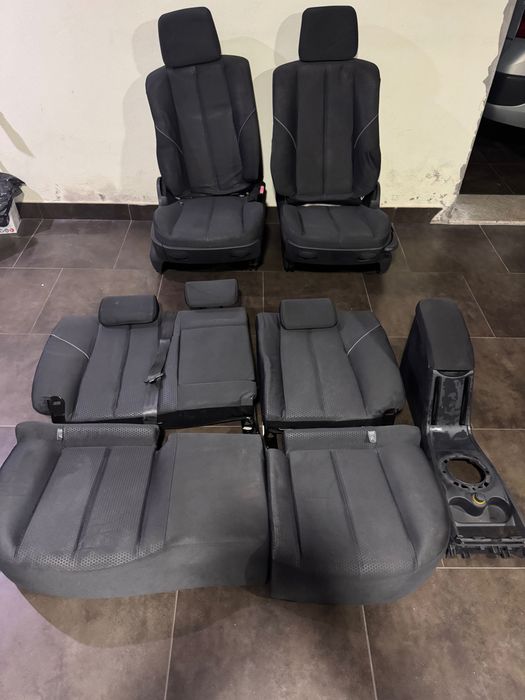 5 bancos + consola central renault megane 2005