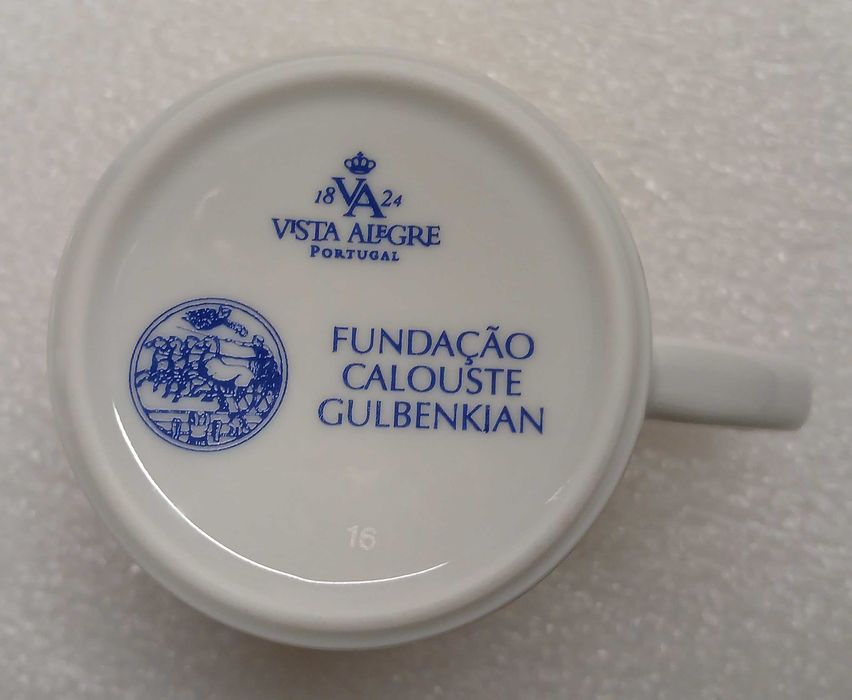 6 Chávenas de Café Vista Alegre / Fundação Calouste Gulbenkian NOVAS — a Arte Iznik têxtil transposta para porcelana!