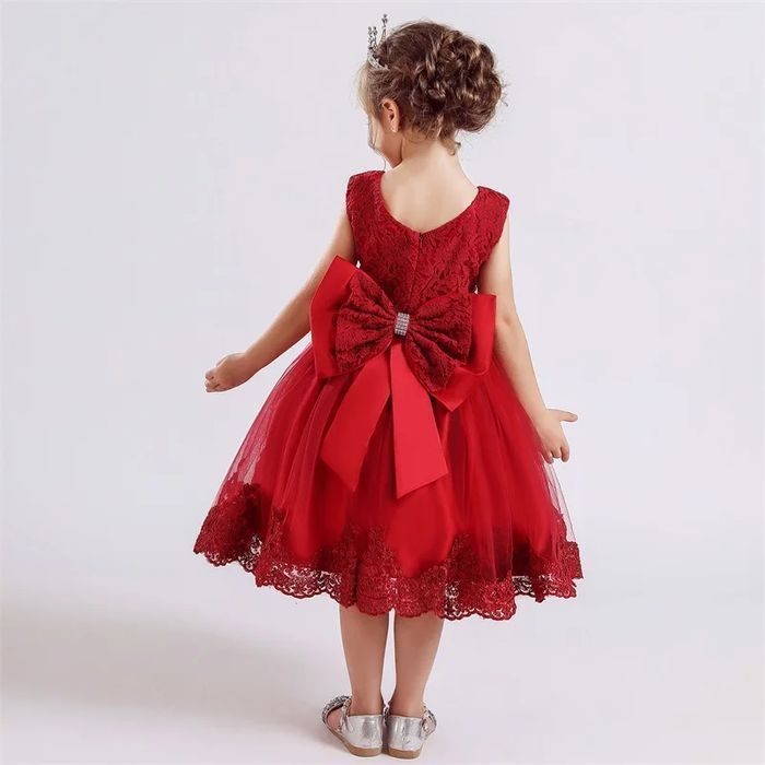 Sukienka Dziewczęca z Opaską – Idealna na Wesele i Przyjęcia - 120