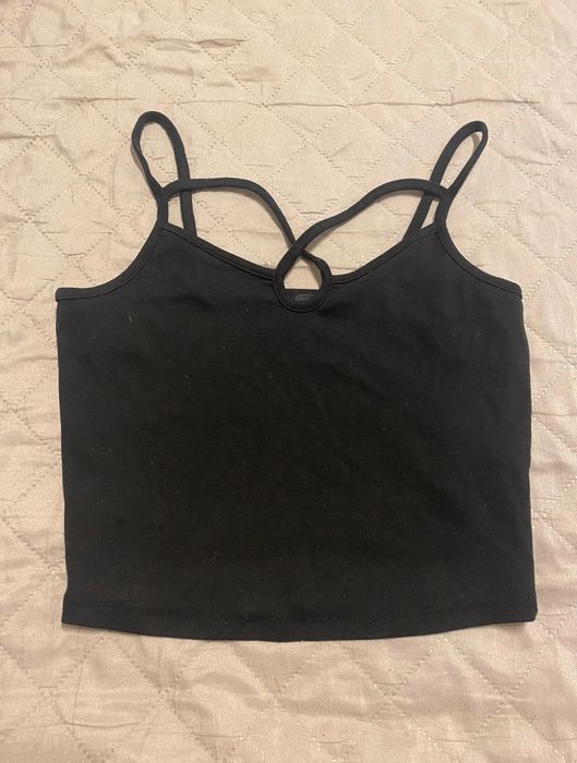 Crop top czarny  .