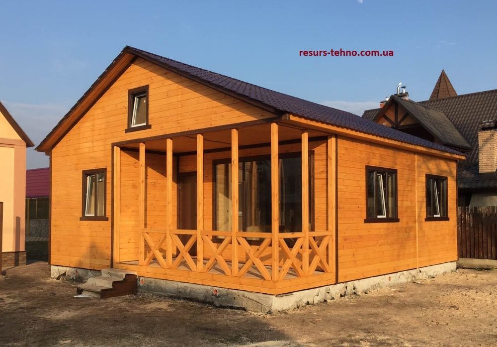 Модульний сбірний будинок для дачі.