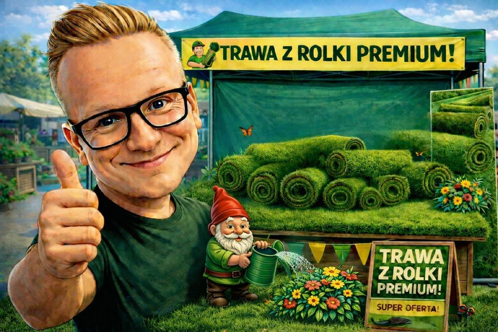 Trawa z Rolki Klasy Premium ! Dostawa do 48h !