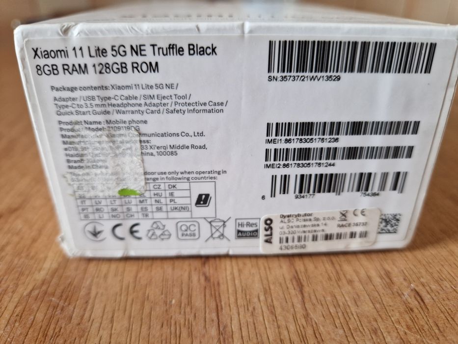 Xiaomi 11 Lite 5G Truffle black