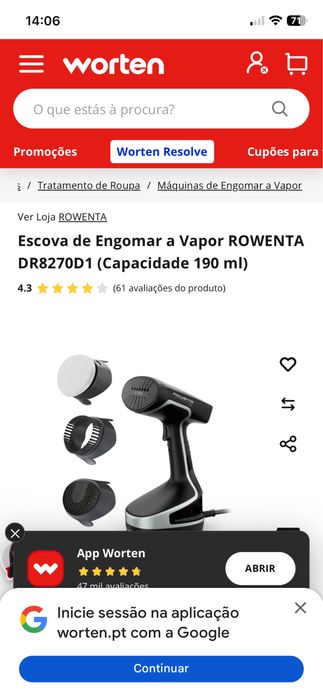 Ferro de engonar vertical