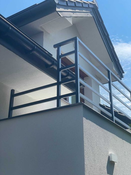 Balustrada balustrady balkonowe balkonowa barierka malowana proszkowo