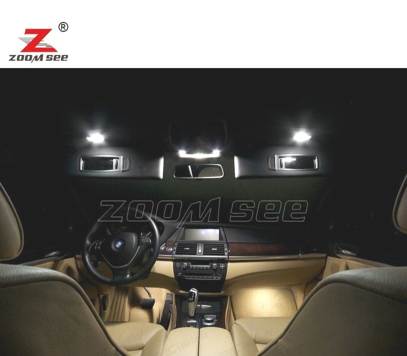 Kit completo de lâmpadas LED interior 21 BMW X6 E71 E72 X6 M 2008 -2014