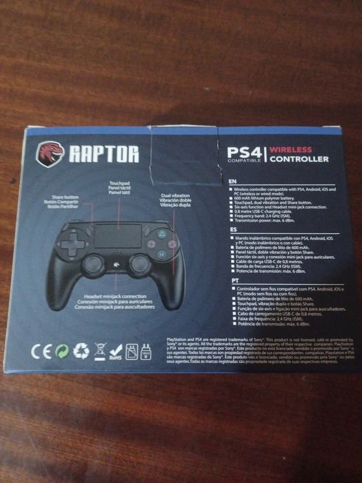 Comando ps4 wireless  raptor
