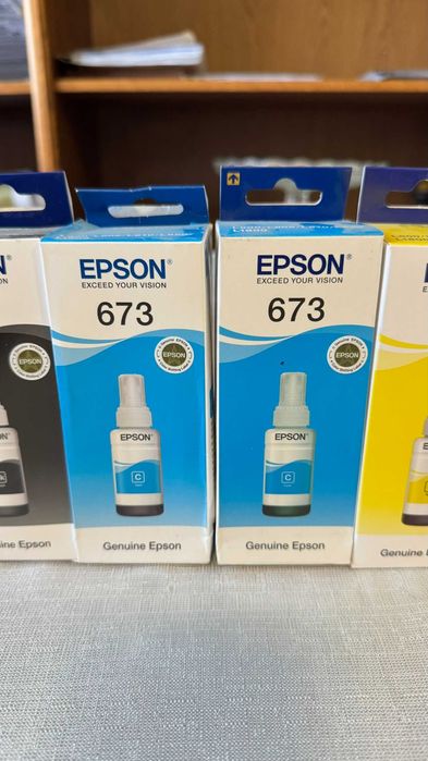 Oryginalne tusze Epson 673