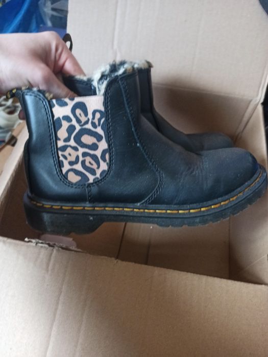 Buty Dr martens 2976 panterka sztyblety półbuty martensy junior r.34
