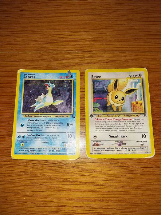 Cartas Pokémon Antigas - Raras