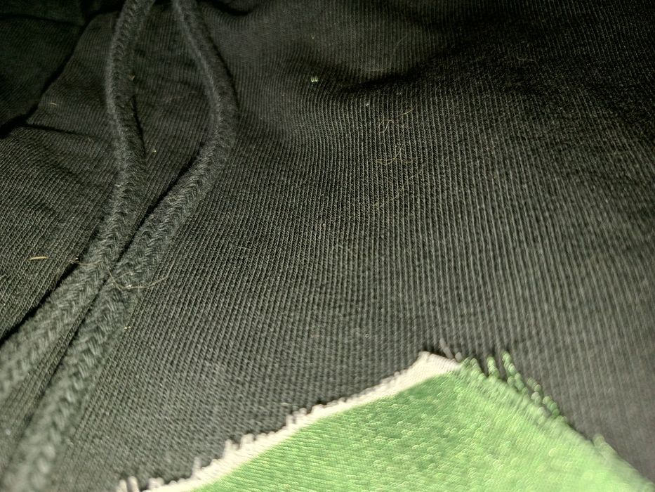 Spodnie dresowe czarne patchwork kieszen slim zwężane bojowki