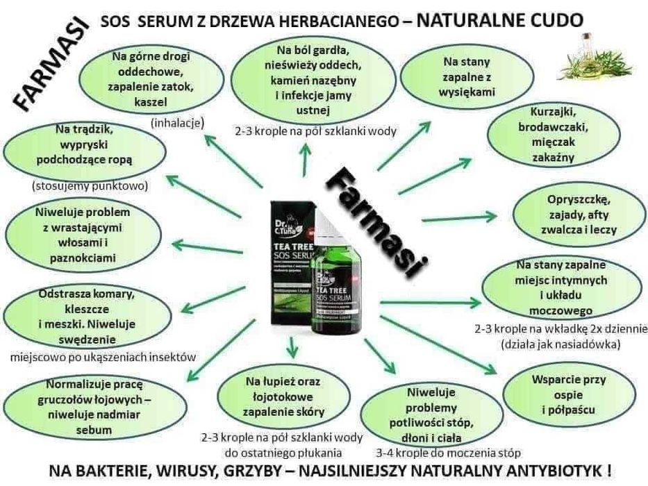 Olejek z drzewa herbacianego
