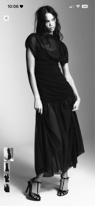 Шикарна сукня Zara М