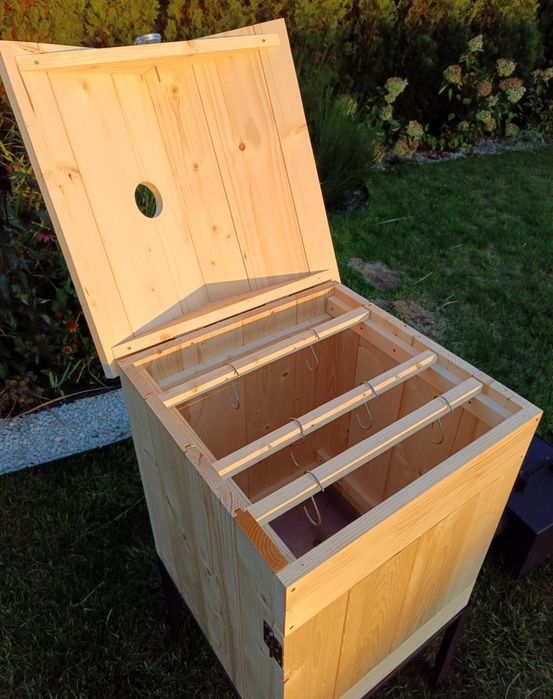 Wędzarnia ogrodowa, domowa, wędzarka drewniana,wędzarnik,wędzok-zestaw