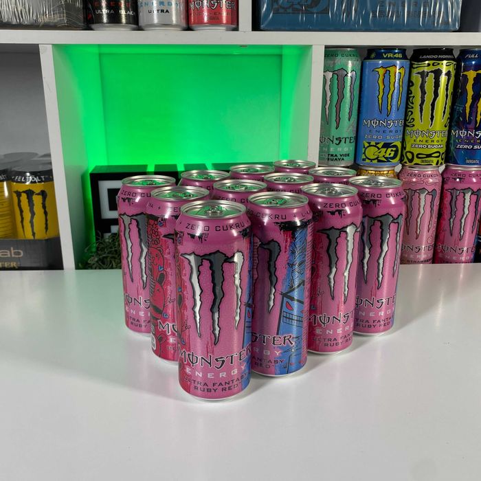 Напій енергетичний Monster Energy Ultra White Енергетик монстр Білий без цукру Асортимент