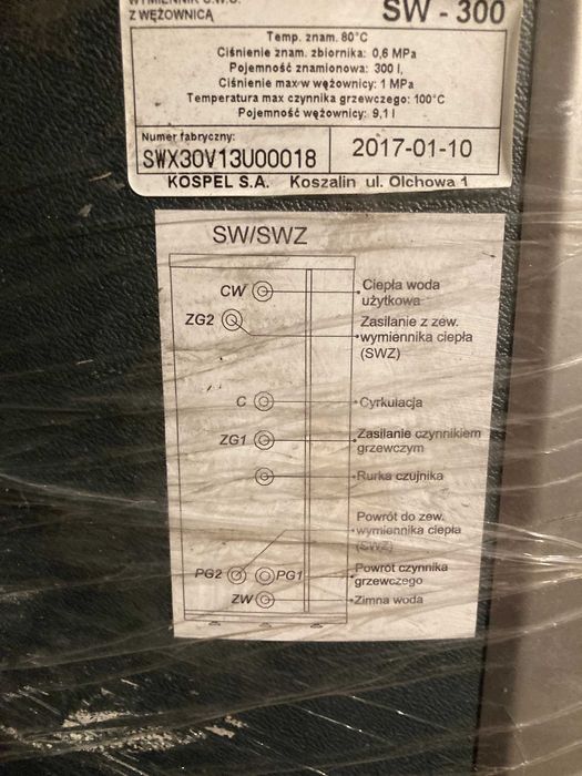 Bojler Kospel SW-300