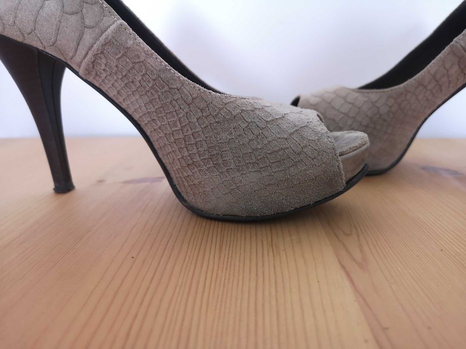 Sapatos de salto alto pep toe Samelli 37