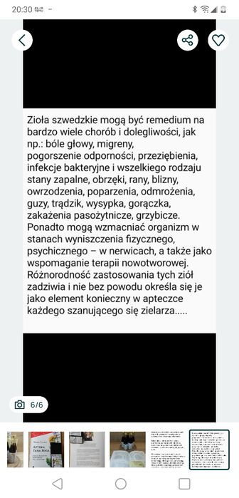 Zioła szwedzkie 400ml.