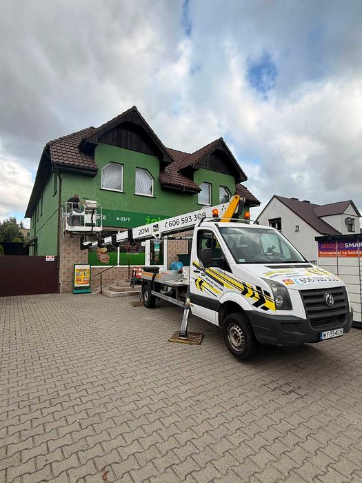 Wynajem podnośnika koszowego Poznań | Zwyżka 20m, 26m, 19m | Operator