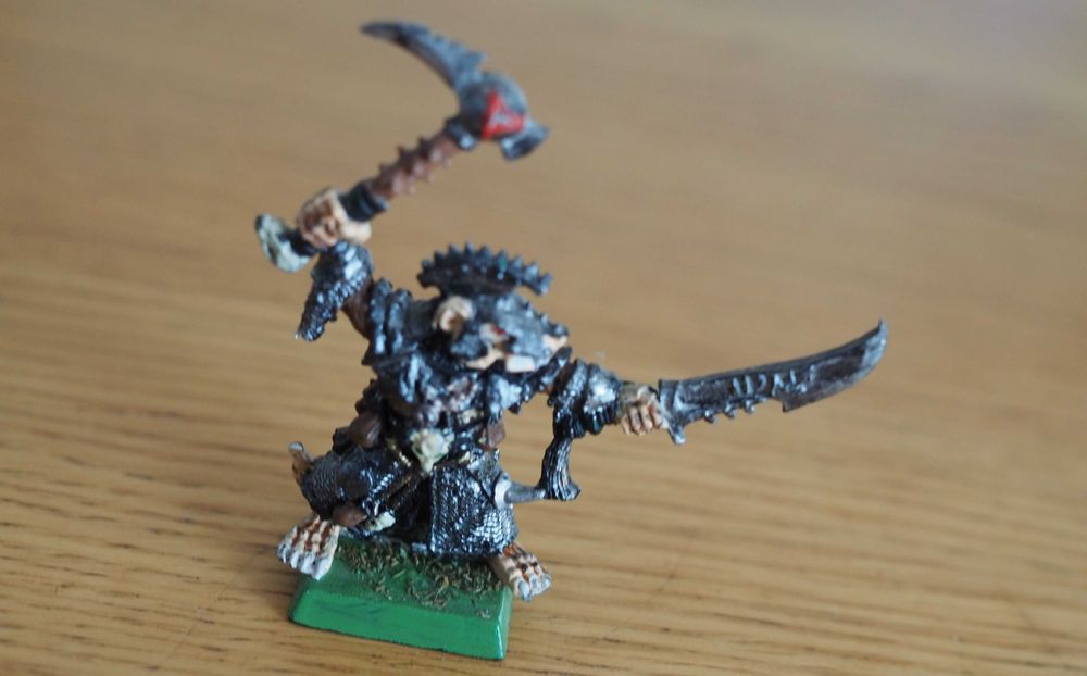 Figurka Games Workshop, Warhammer, Queek Headtaker, 1995r.