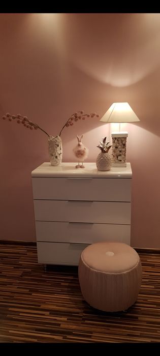 HOME&YOU  piękny PUF pudrowy róż Mela