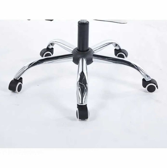 Крісло офісне на колесах BN6071 рожеве для комп'ютера з підставкою ніг