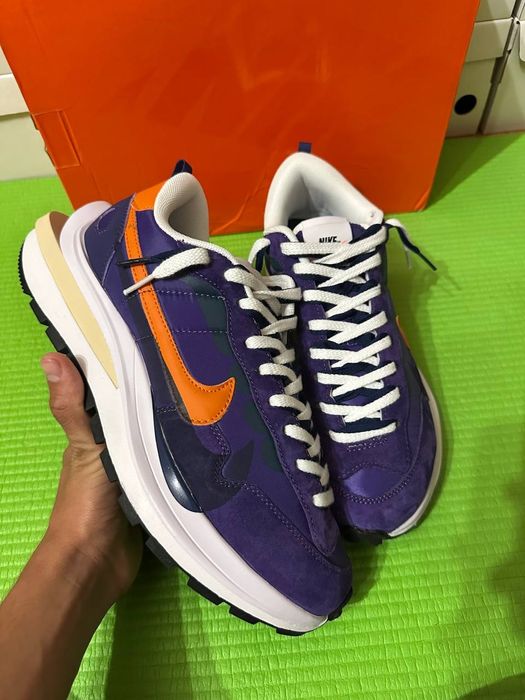 Nike VaporWaffle x sacai Dark Iris (Фіолетові) кросівки чоловічі сакай найк сакаї сакаи