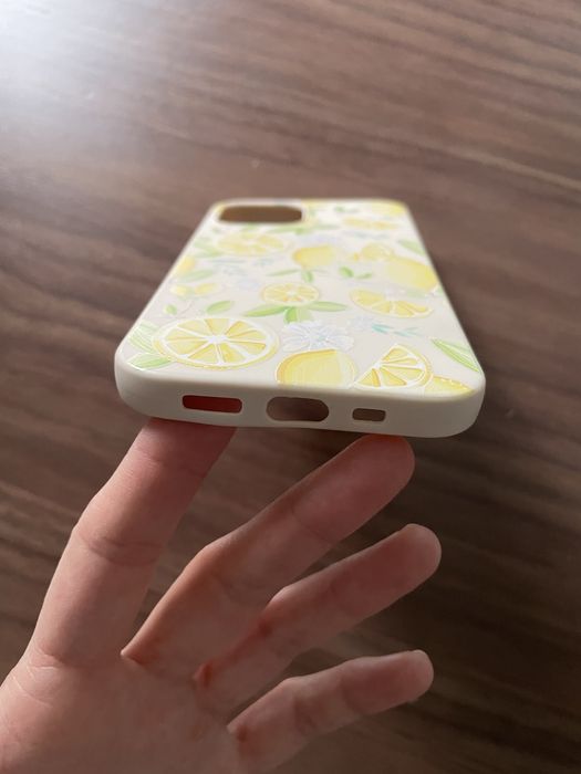 Capa Bege com padrão para iPhone 12