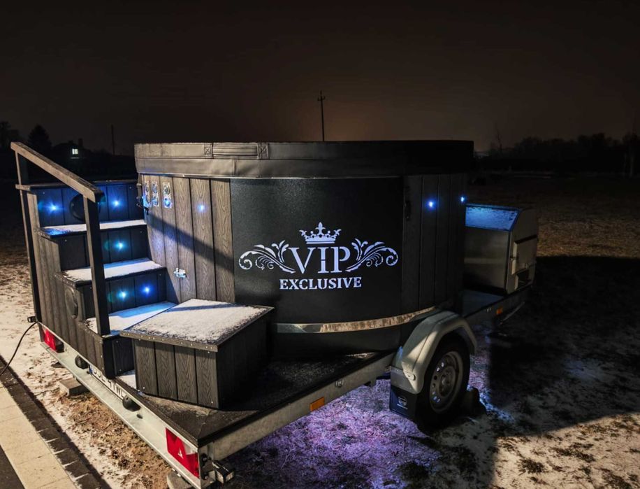 Balia mobilna, jacuzzi, wanna SPA, ruska bania- wynajem