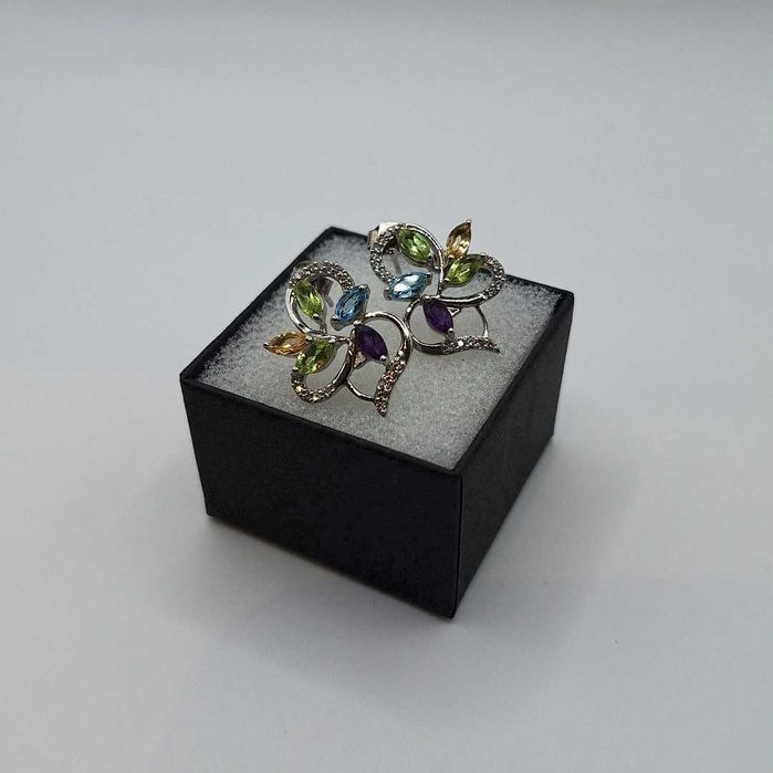 Srebrne kolczyki 5,05g SPOKO LOMBARD BEŁCHATÓW skup srebra