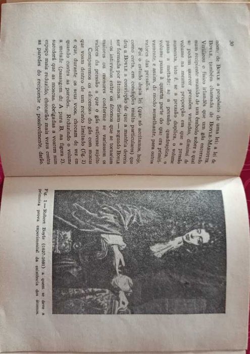 História do Átomo, Rómulo de Carvalho, 2ª edição,1962