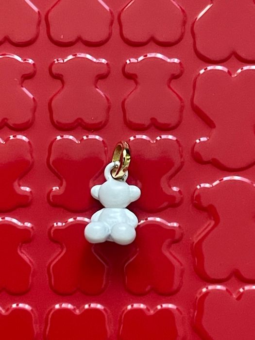Wisiorek Tous Bold Bear biała stal miś 1,1 cm