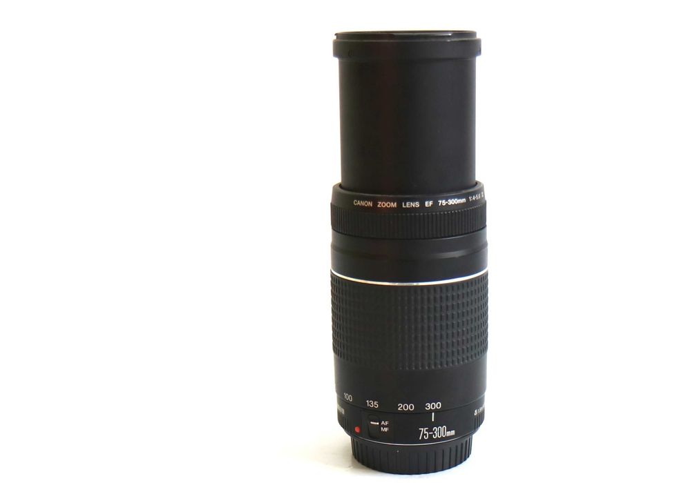 Lente Canon EF 75-300mm III Err01