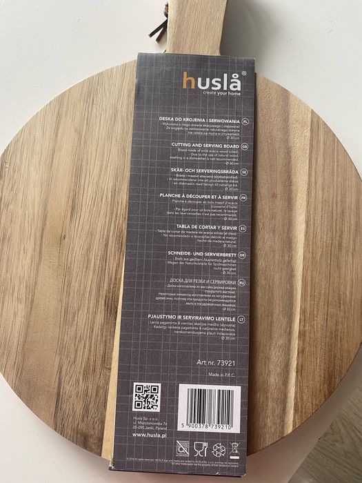 Taca deska z drewna akacjowego Nowa