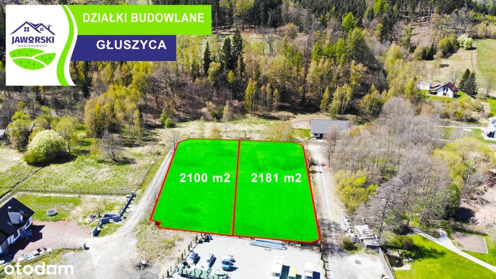 Działki budowlane w Głuszycy - media miejskie