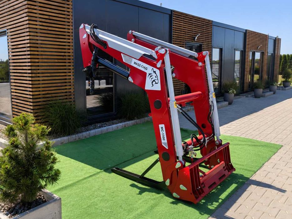 DOSTAWA / MONTAŻ Ładowacz czołowy TUR MC-1500 do MTZ Belarus, Ursus i Zetor - euroramka
