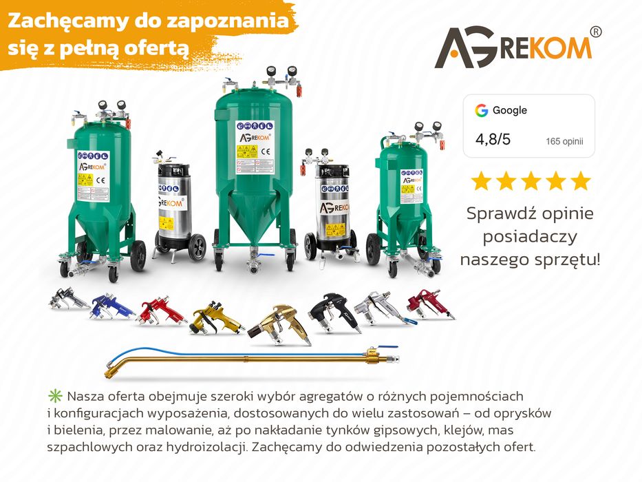 AGREGAT Do Malowania Impregnacja Lakier Bejca Natrysk Mielec