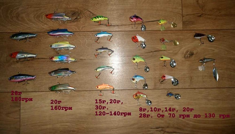 ВИБЫ (раттлины) для ловли зимой и летом!!!