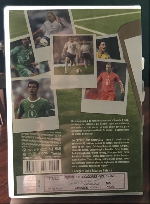 “Perfil dos campeões DVD 1