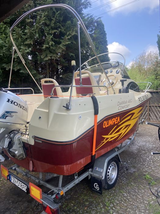 Łódź Kabinowa motorowa DarMar DAR MAR 460 Comfort SUPER STAN 250 motogodz