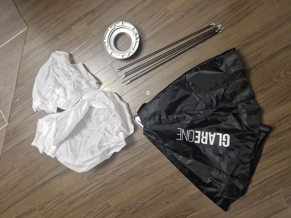 Softbox Octa Octagon 80Cm Parasolka 100cm Blenda  Wyposażenie Studia